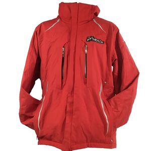 Phenix Norway Alpine Ski Team Jacket-XL-Red-Thunderon Digenite Therm-Detach Hood